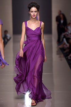 Alberta Ferretti fashion show for Spring/Summer 2004