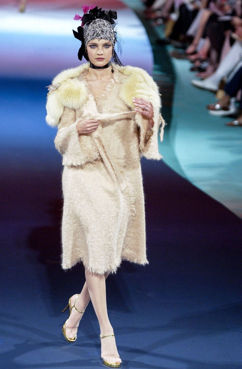 Natalia Vodianova featured in  the Christian Lacroix Couture fashion show for Autumn/Winter 2003