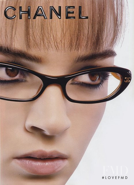 Mariacarla Boscono featured in  the Chanel Eyewear advertisement for Autumn/Winter 2008