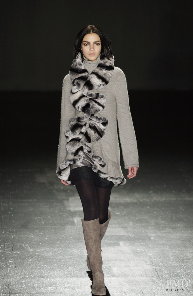 Mariacarla Boscono featured in  the TSE fashion show for Autumn/Winter 2003