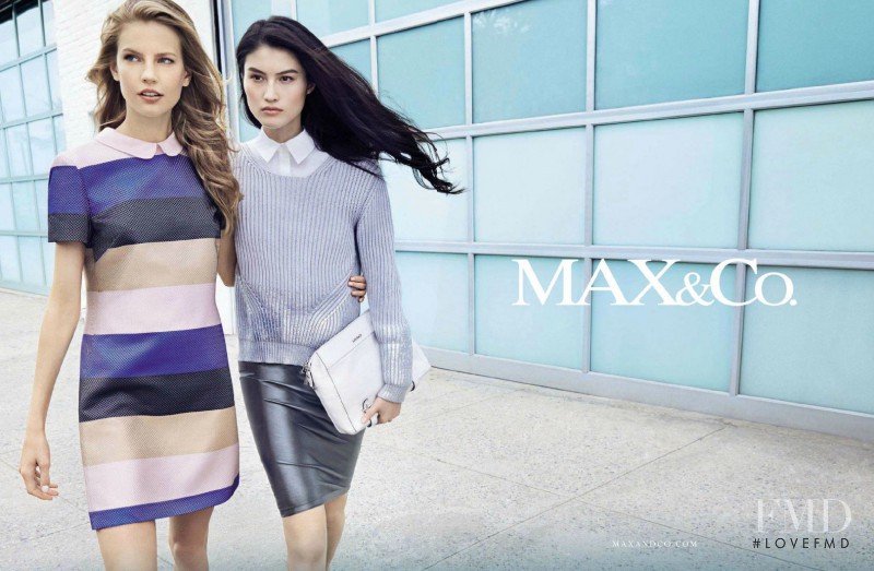 Elisabeth Erm featured in  the Max&Co advertisement for Spring/Summer 2014