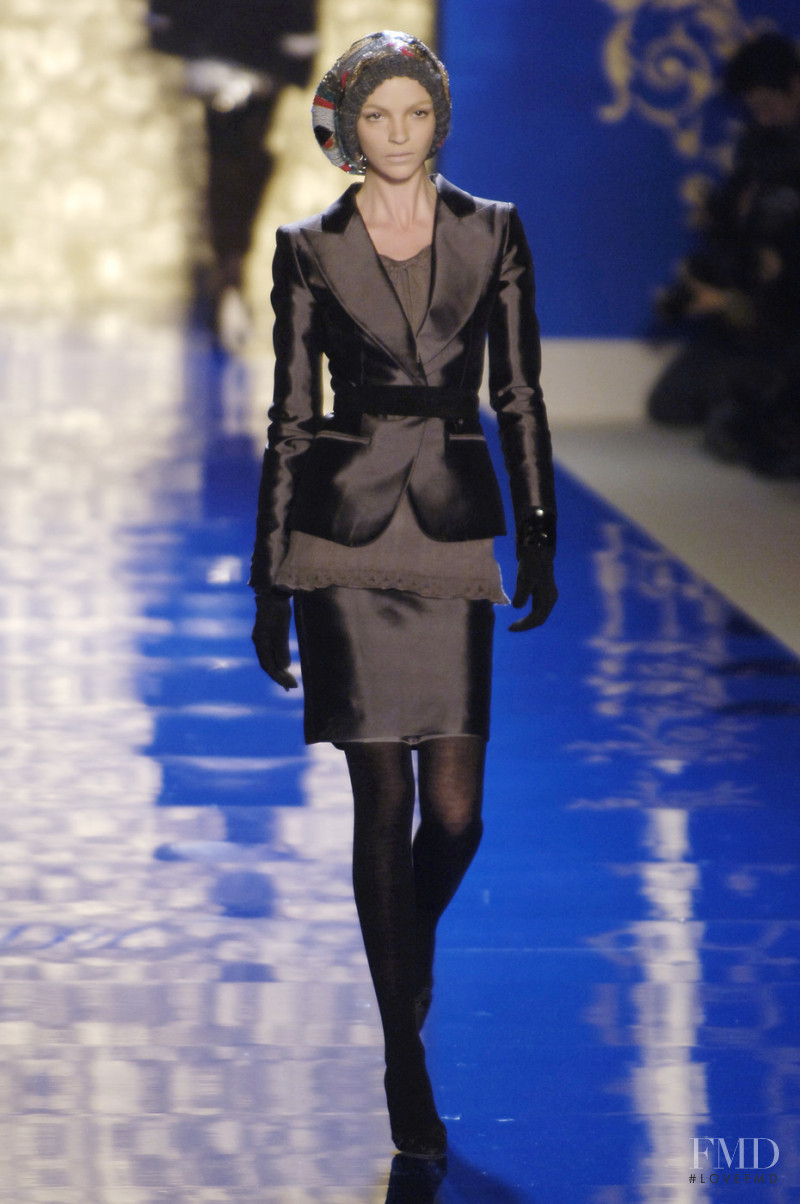 Mariacarla Boscono featured in  the Blumarine fashion show for Autumn/Winter 2006