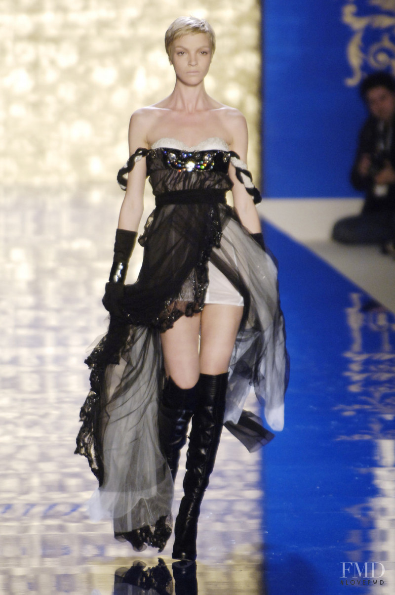 Mariacarla Boscono featured in  the Blumarine fashion show for Autumn/Winter 2006