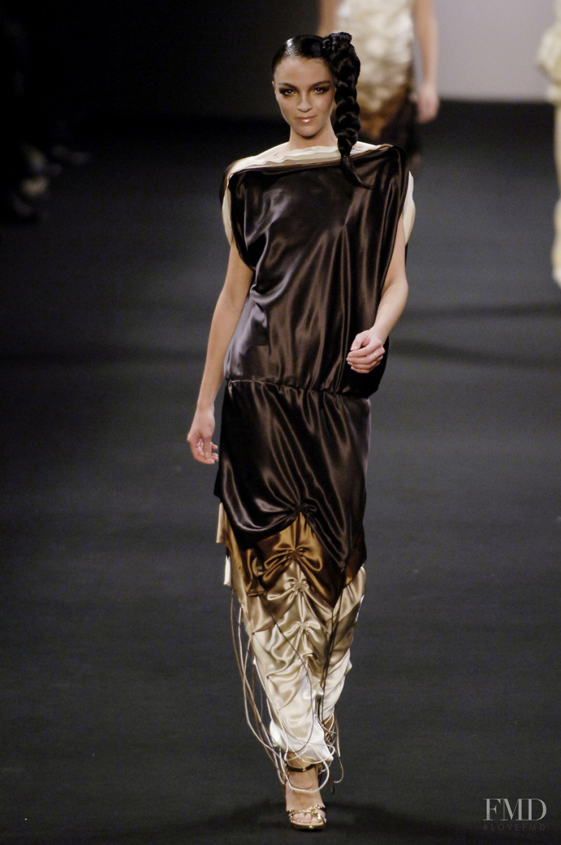 Mariacarla Boscono featured in  the Viktor & Rolf fashion show for Spring/Summer 2006