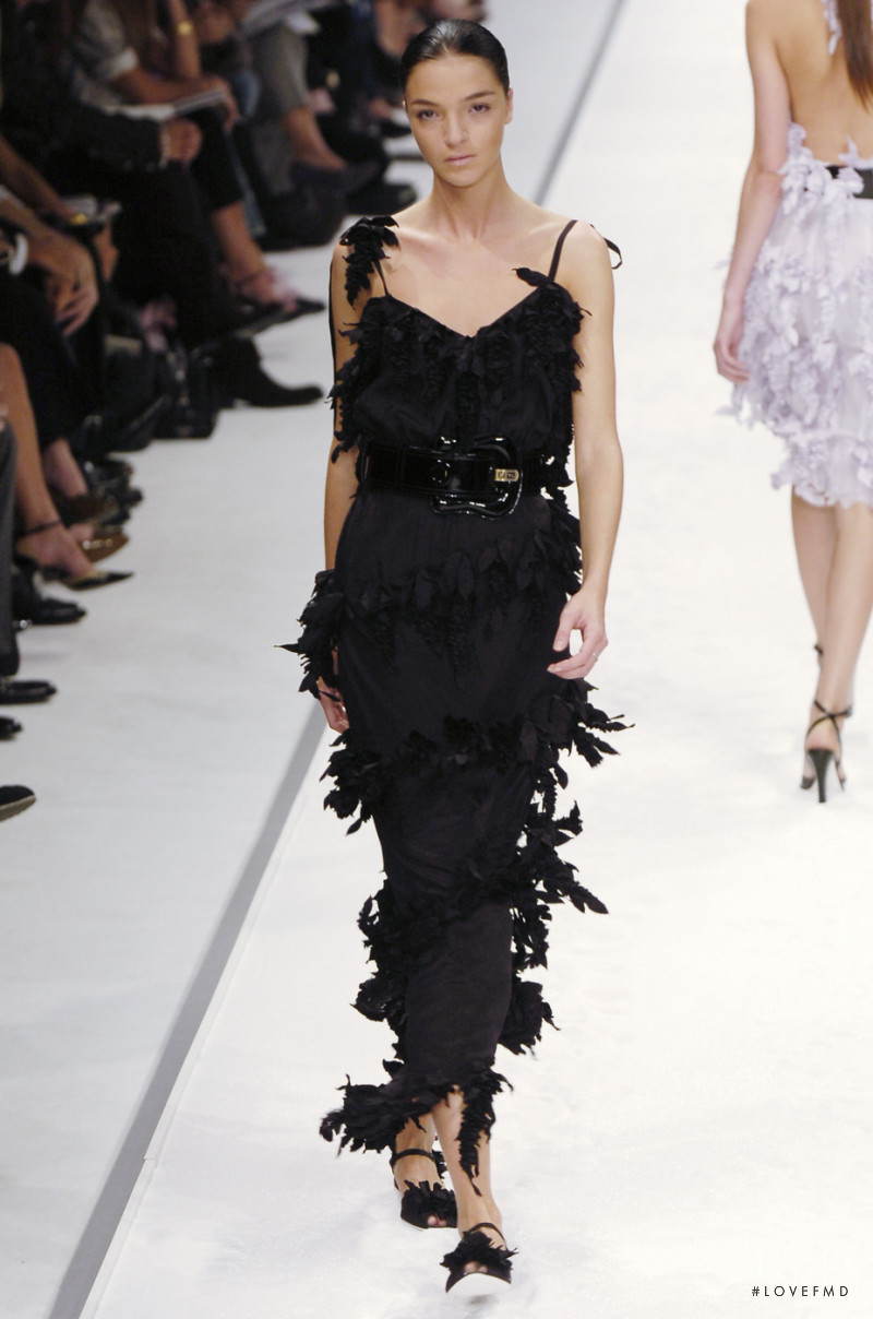 Mariacarla Boscono featured in  the Fendi fashion show for Spring/Summer 2006