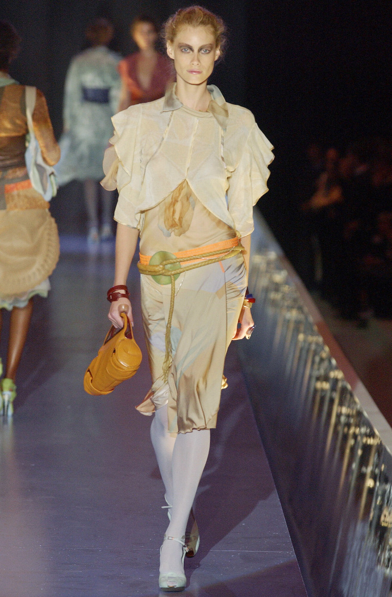 Alyssa Sutherland featured in  the Fendi fashion show for Spring/Summer 2004