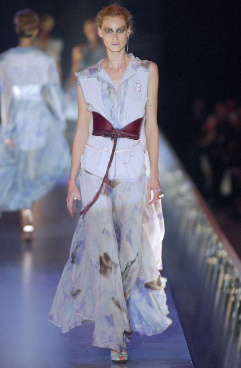 Alyssa Sutherland featured in  the Fendi fashion show for Spring/Summer 2004