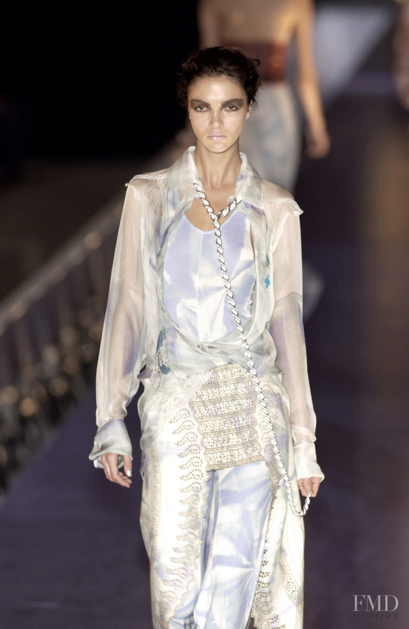 Mariacarla Boscono featured in  the Fendi fashion show for Spring/Summer 2004