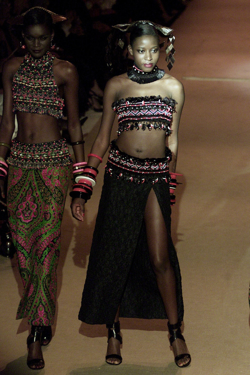 Saint Laurent fashion show for Spring/Summer 2002
