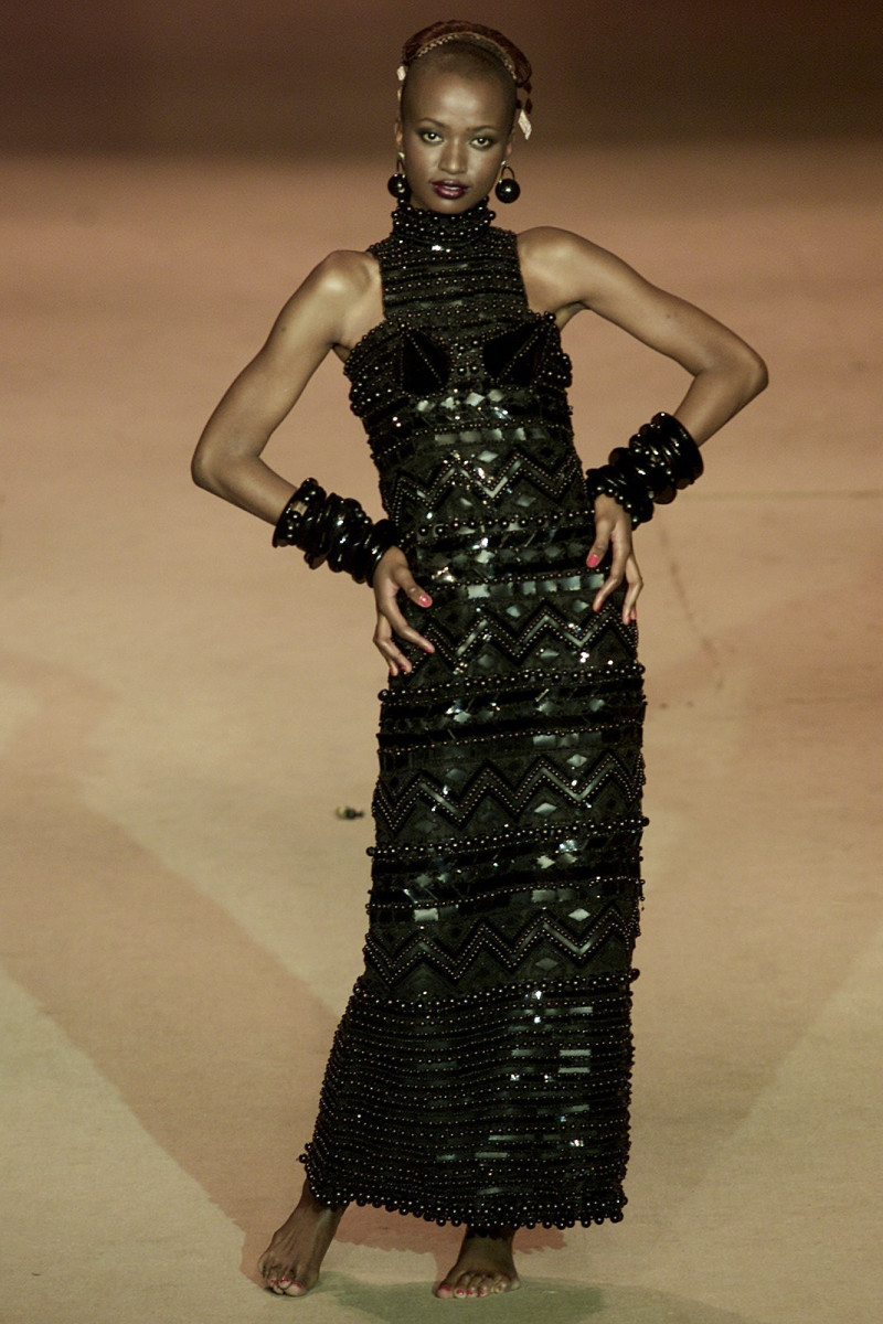 Saint Laurent fashion show for Spring/Summer 2002