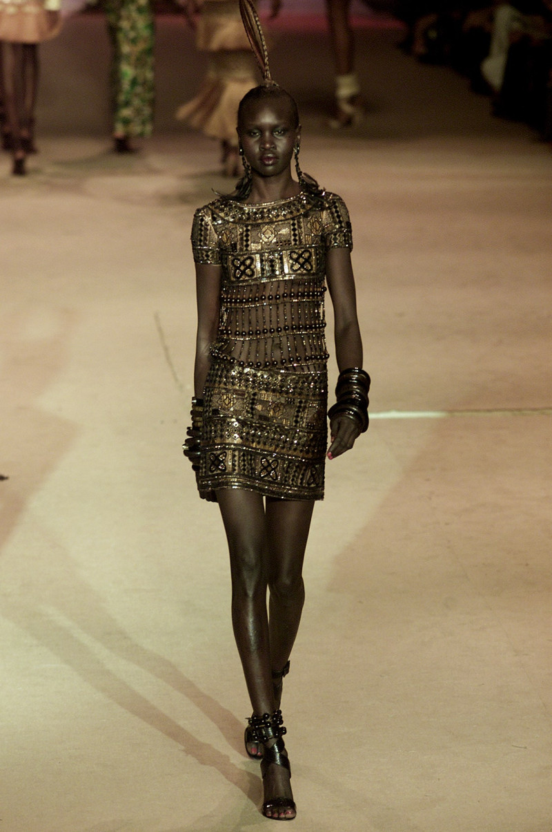 Saint Laurent fashion show for Spring/Summer 2002