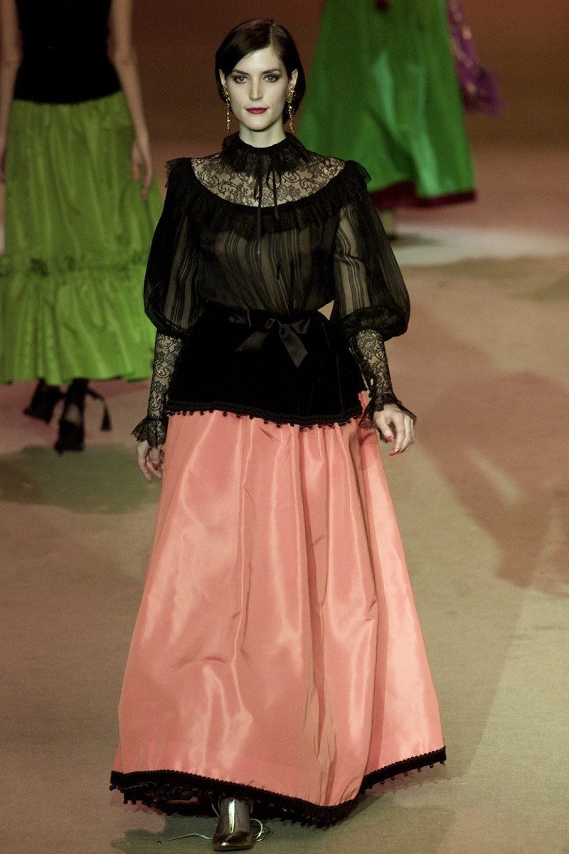 Saint Laurent fashion show for Spring/Summer 2002