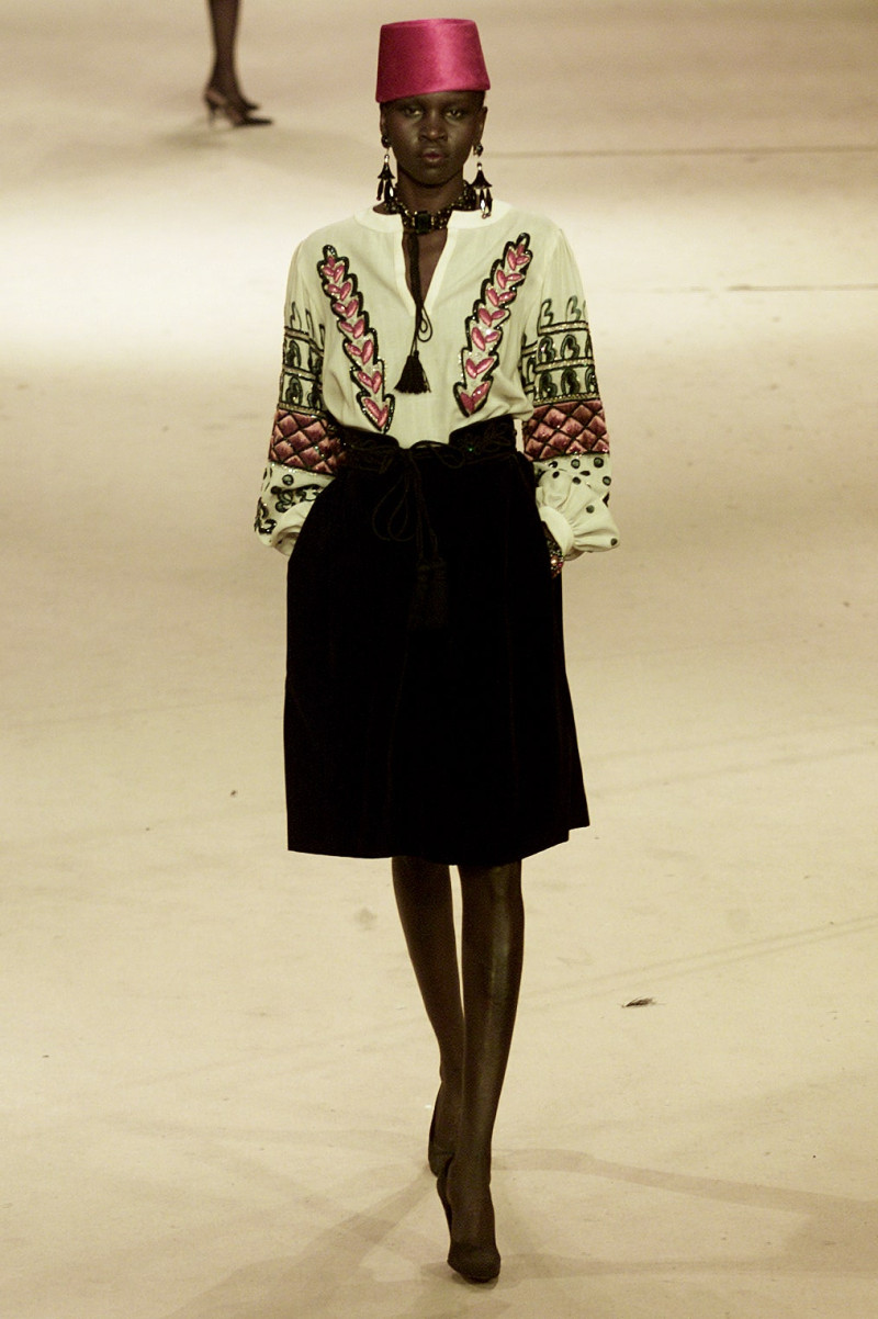 Saint Laurent fashion show for Spring/Summer 2002