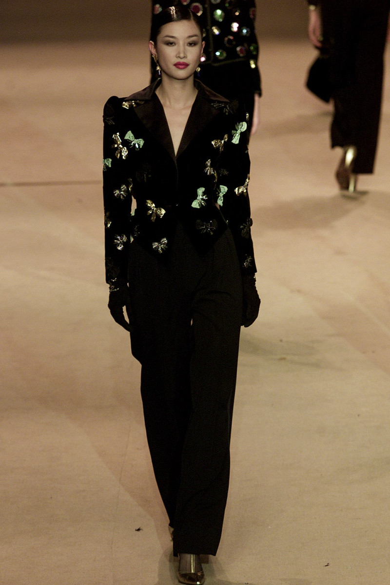 Saint Laurent fashion show for Spring/Summer 2002