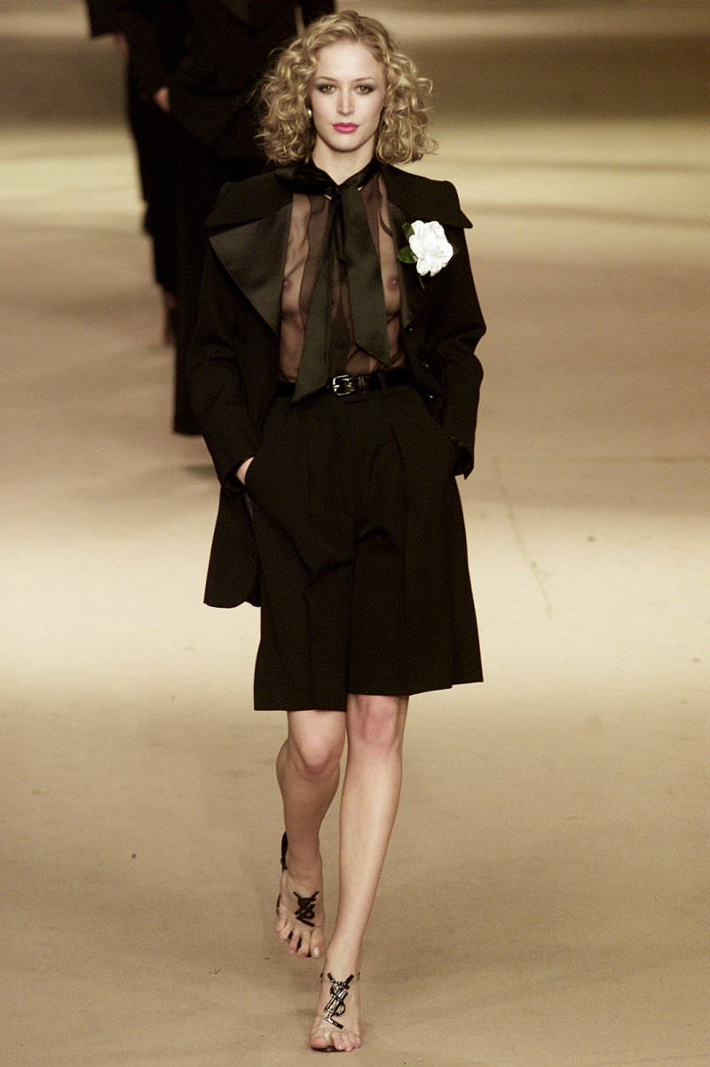 Saint Laurent fashion show for Spring/Summer 2002