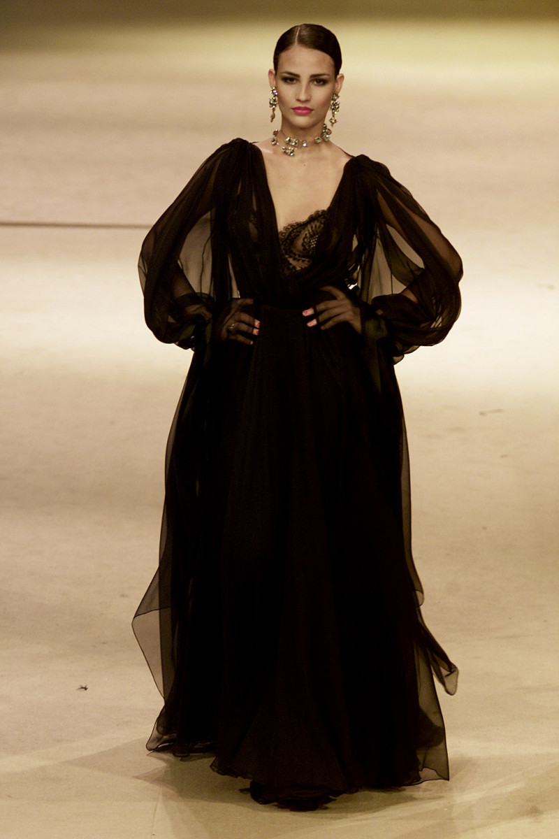 Saint Laurent fashion show for Spring/Summer 2002