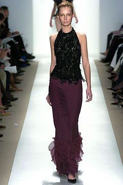 Oscar de la Renta fashion show for Autumn/Winter 2004