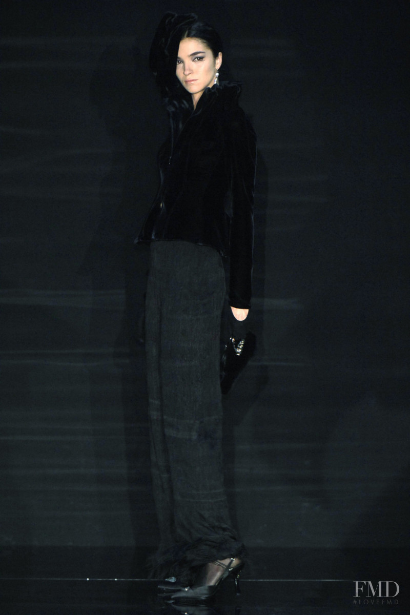 Mariacarla Boscono featured in  the Armani Prive fashion show for Autumn/Winter 2005