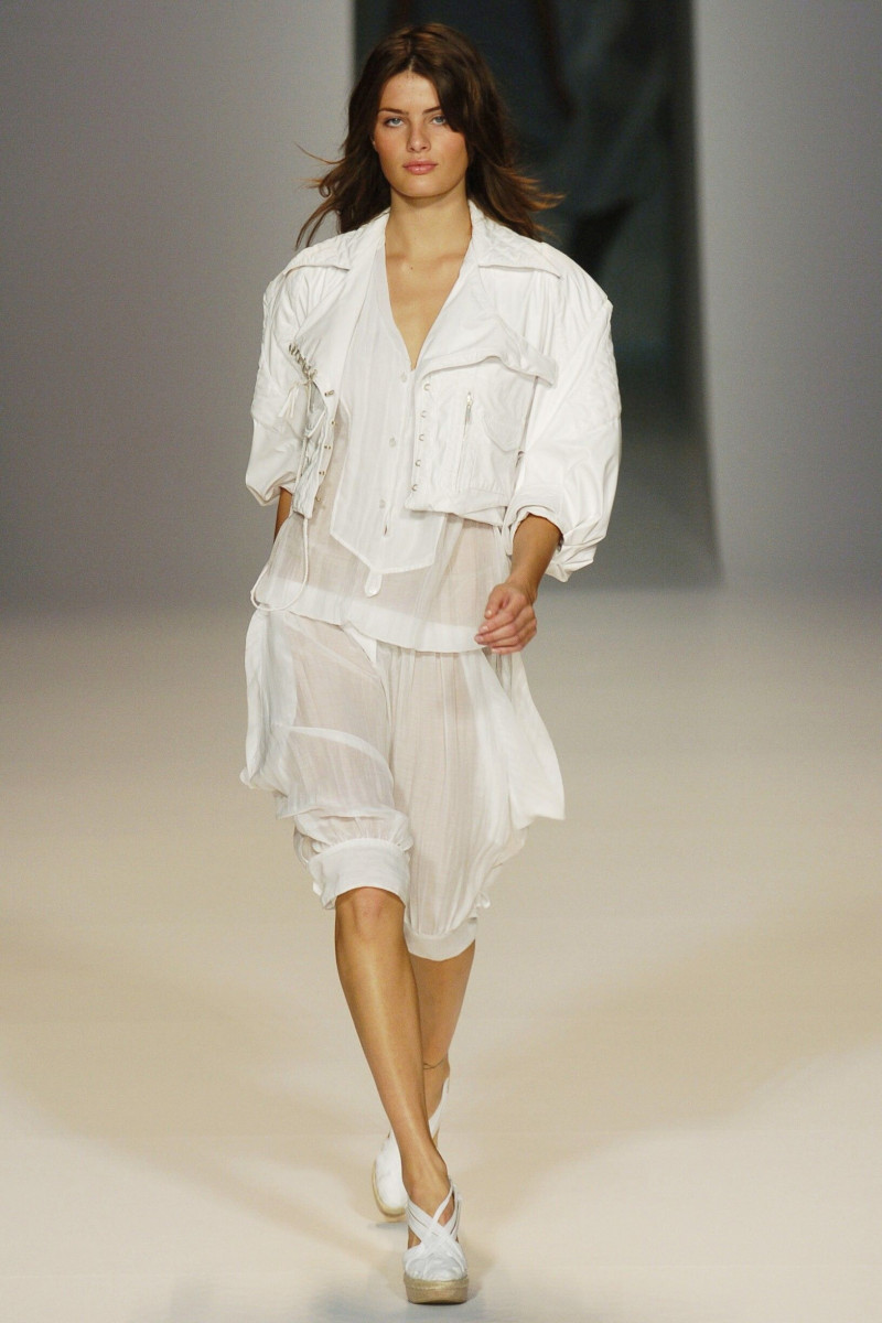 Isabeli Fontana featured in  the Stella McCartney fashion show for Spring/Summer 2005