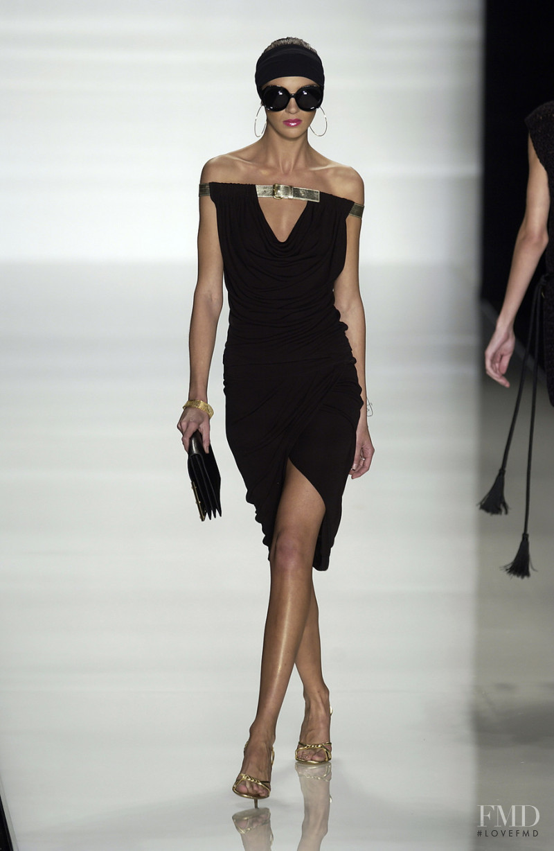 Mariacarla Boscono featured in  the Celine fashion show for Spring/Summer 2004