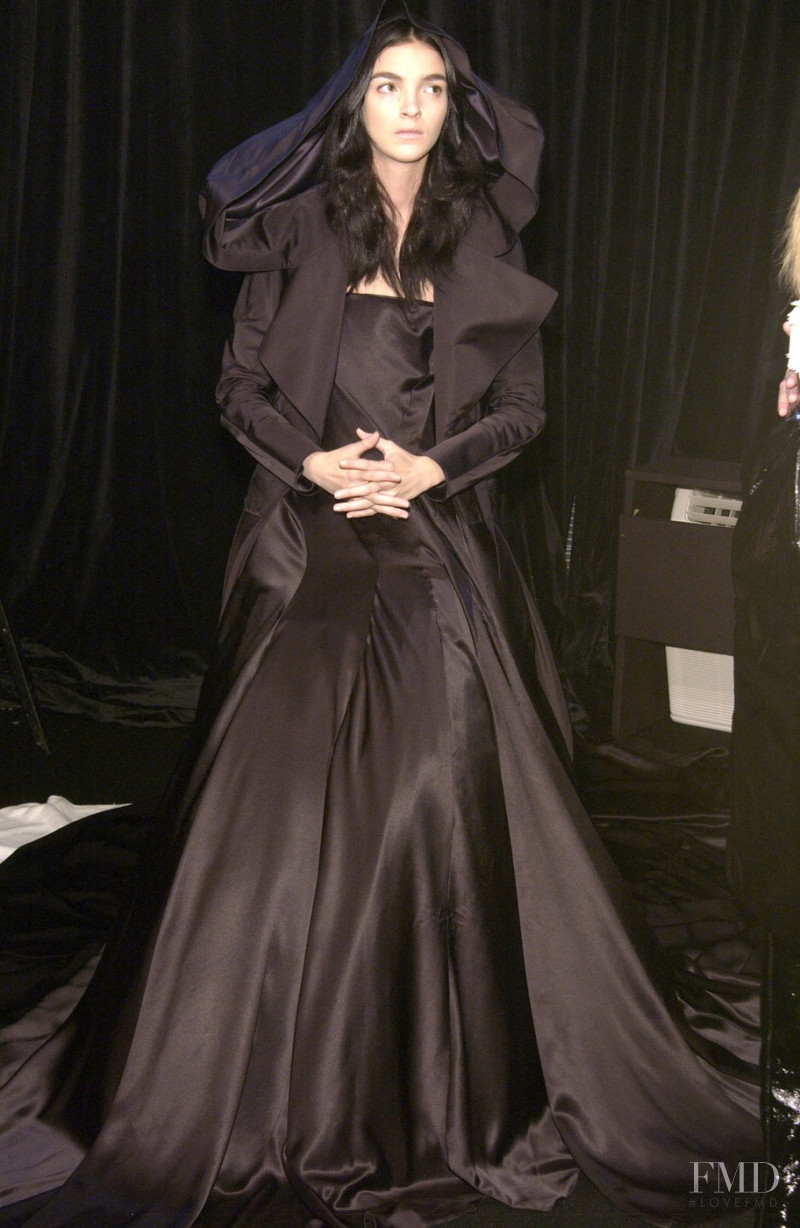 Mariacarla Boscono featured in  the Givenchy Haute Couture fashion show for Autumn/Winter 2005