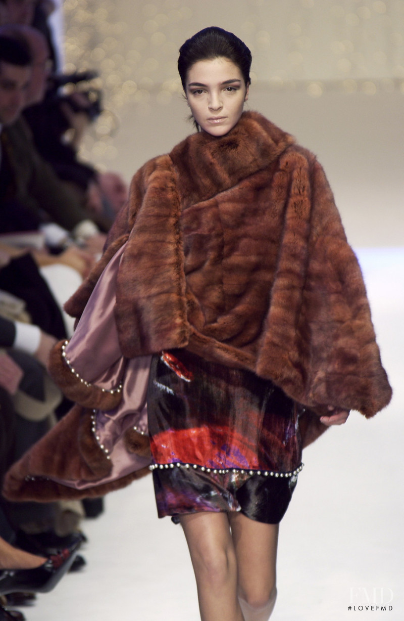 Mariacarla Boscono featured in  the Fendi fashion show for Autumn/Winter 2005