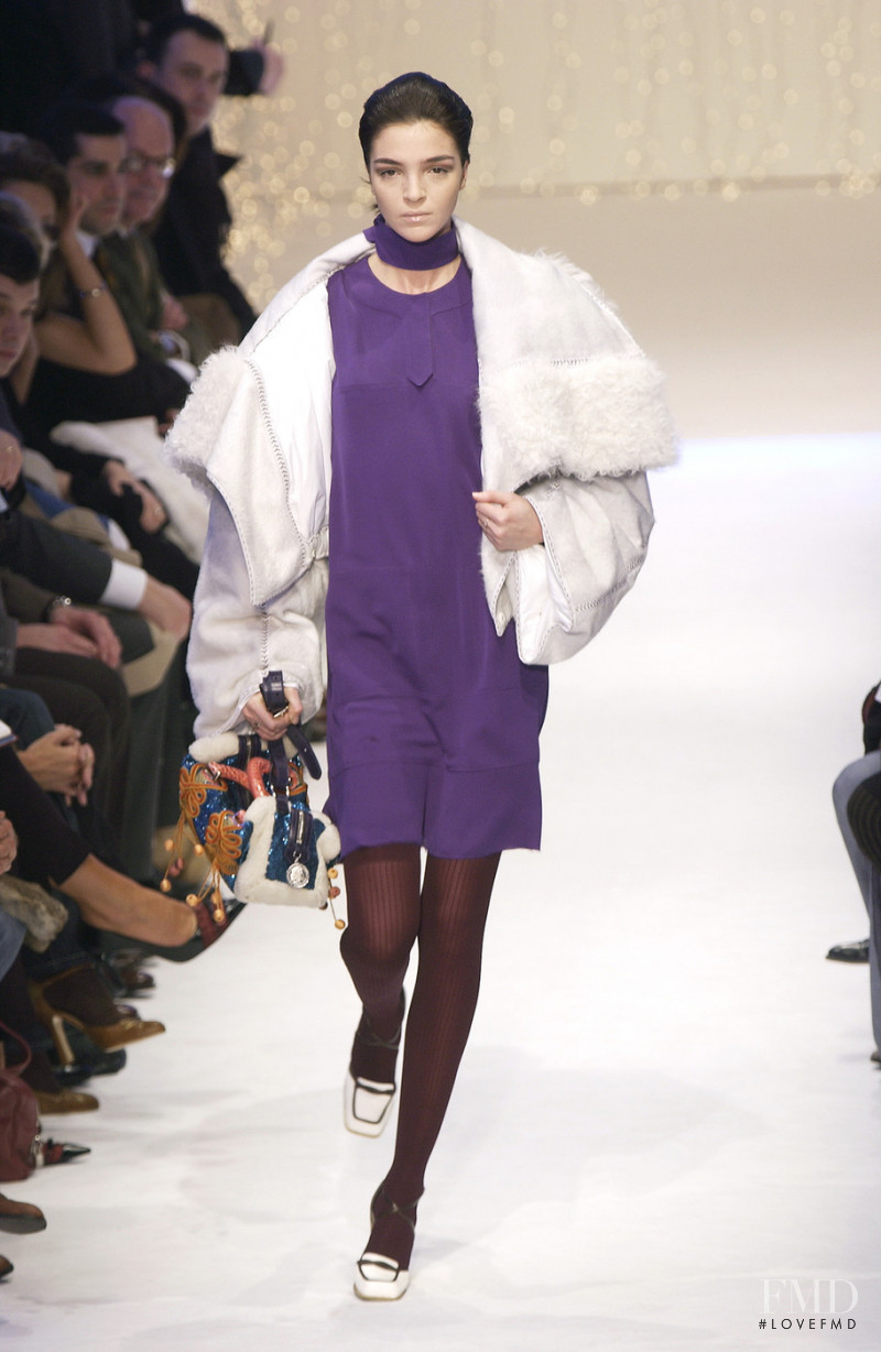 Mariacarla Boscono featured in  the Fendi fashion show for Autumn/Winter 2005