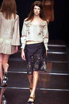 Alberta Ferretti fashion show for Spring/Summer 2003