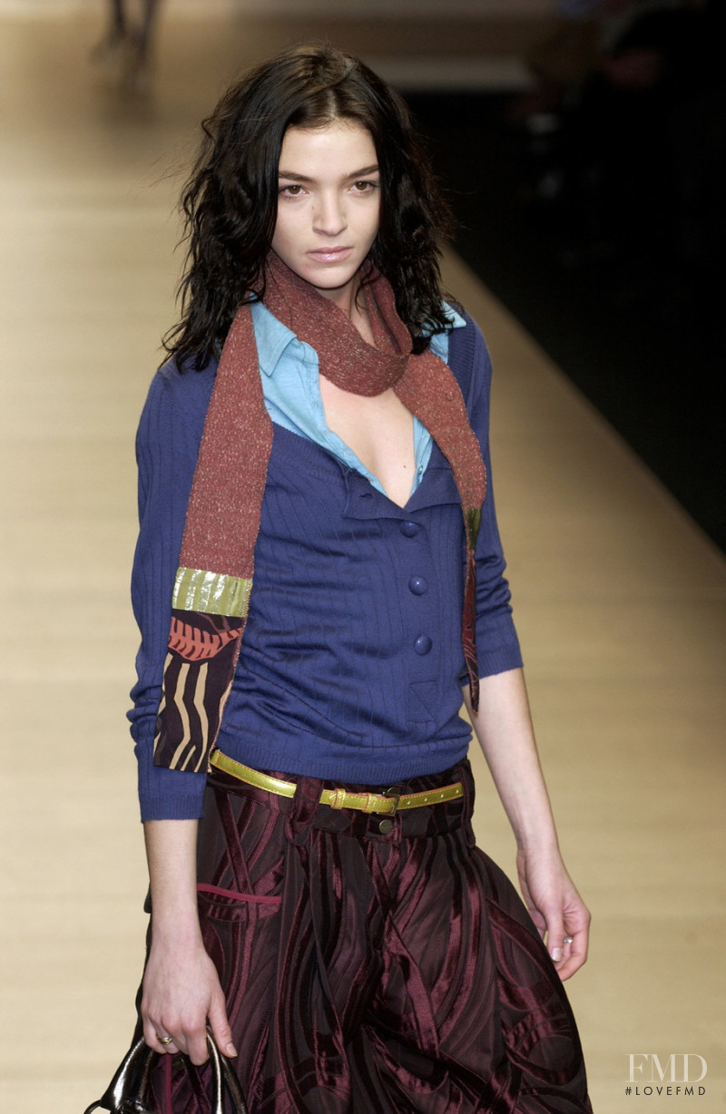 Mariacarla Boscono featured in  the byblos fashion show for Autumn/Winter 2005