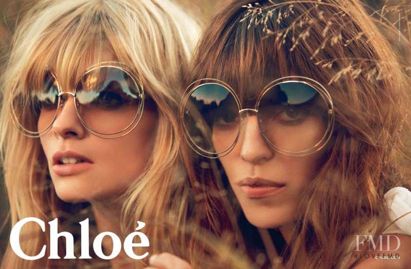 Julia Stegner featured in  the Chloe advertisement for Spring/Summer 2014