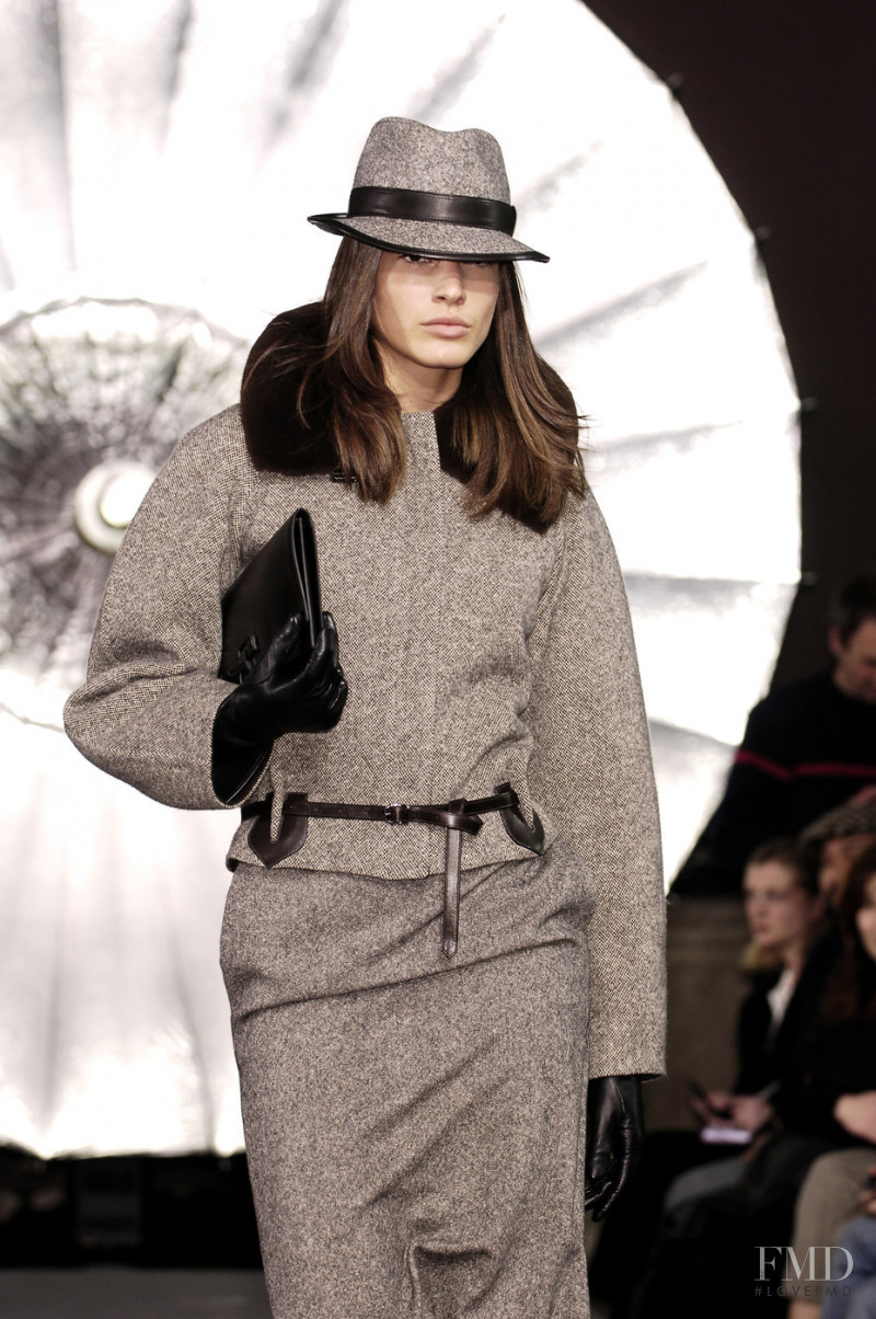Bianca Balti featured in  the Hermès fashion show for Autumn/Winter 2005