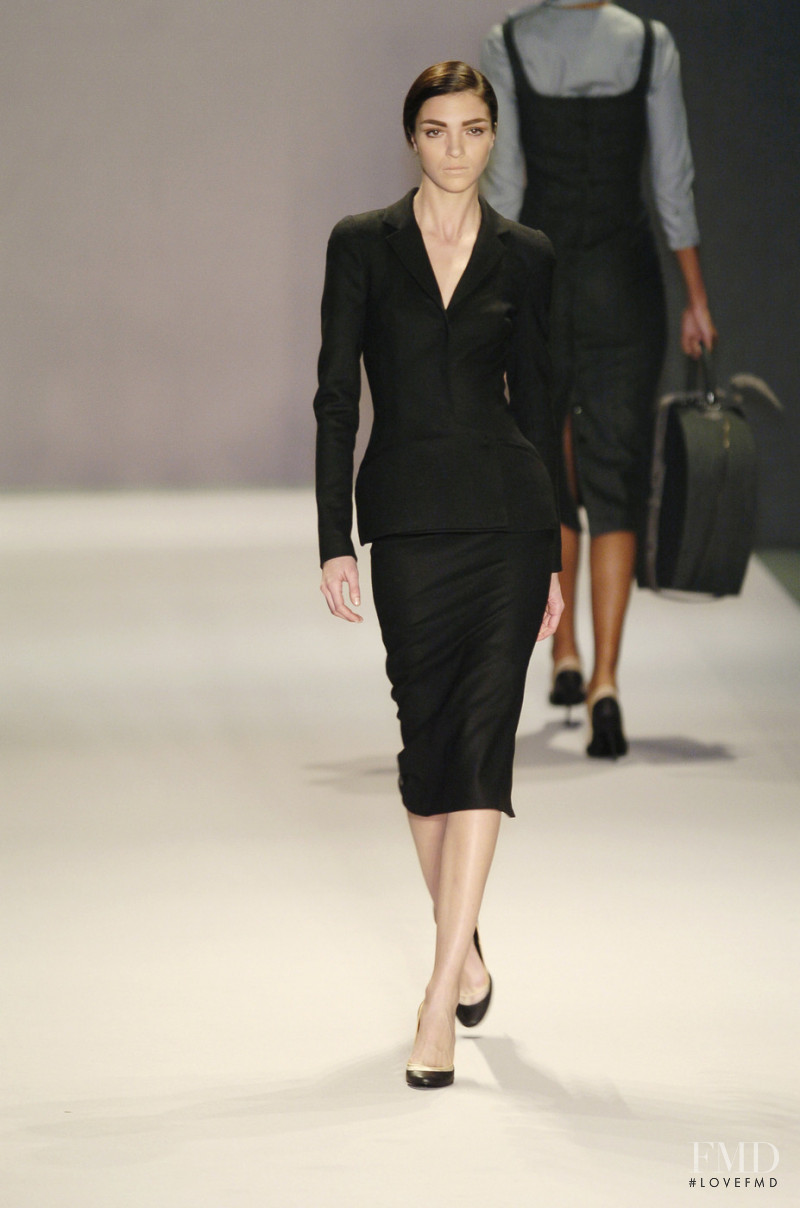 Mariacarla Boscono featured in  the Givenchy fashion show for Autumn/Winter 2004