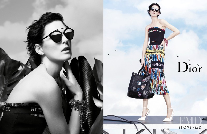 Stella Tennant featured in  the Christian Dior advertisement for Spring/Summer 2014