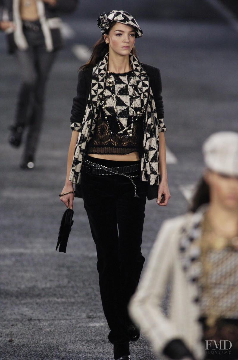 Mariacarla Boscono featured in  the Chanel fashion show for Autumn/Winter 2004