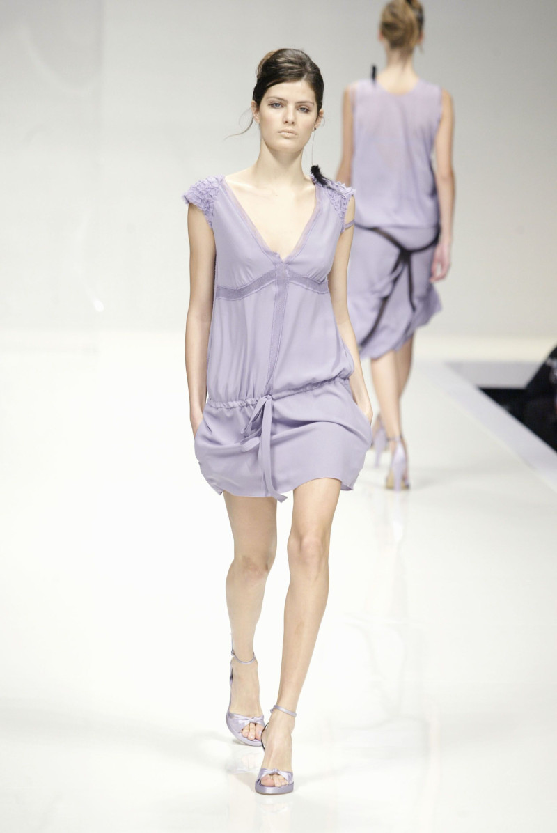 Isabeli Fontana featured in  the La Perla fashion show for Spring/Summer 2004