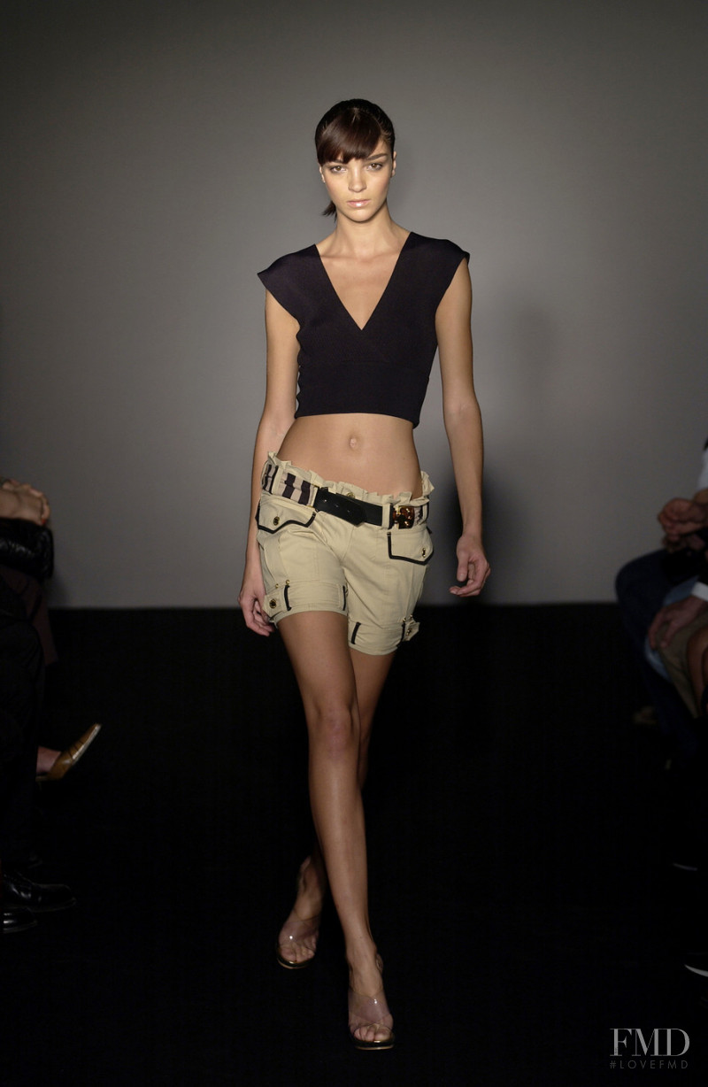 Mariacarla Boscono featured in  the Gaetano Navarra fashion show for Spring/Summer 2004