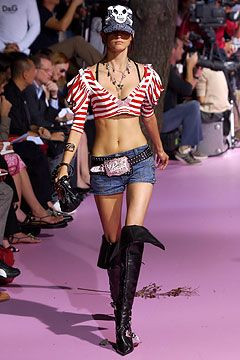 D&G fashion show for Spring/Summer 2004