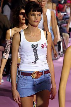 D&G fashion show for Spring/Summer 2004