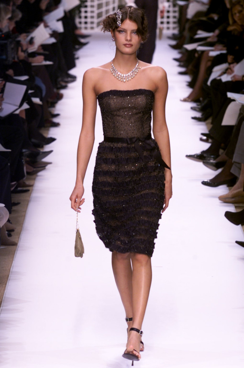 Isabeli Fontana featured in  the Balmain fashion show for Spring/Summer 2002