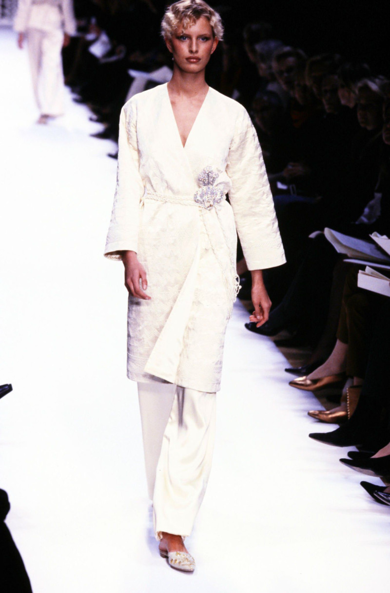 Karolina Kurkova featured in  the Balmain fashion show for Spring/Summer 2002