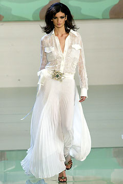 Valentino fashion show for Spring/Summer 2003