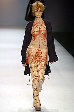 Jean-Paul Gaultier fashion show for Spring/Summer 2004