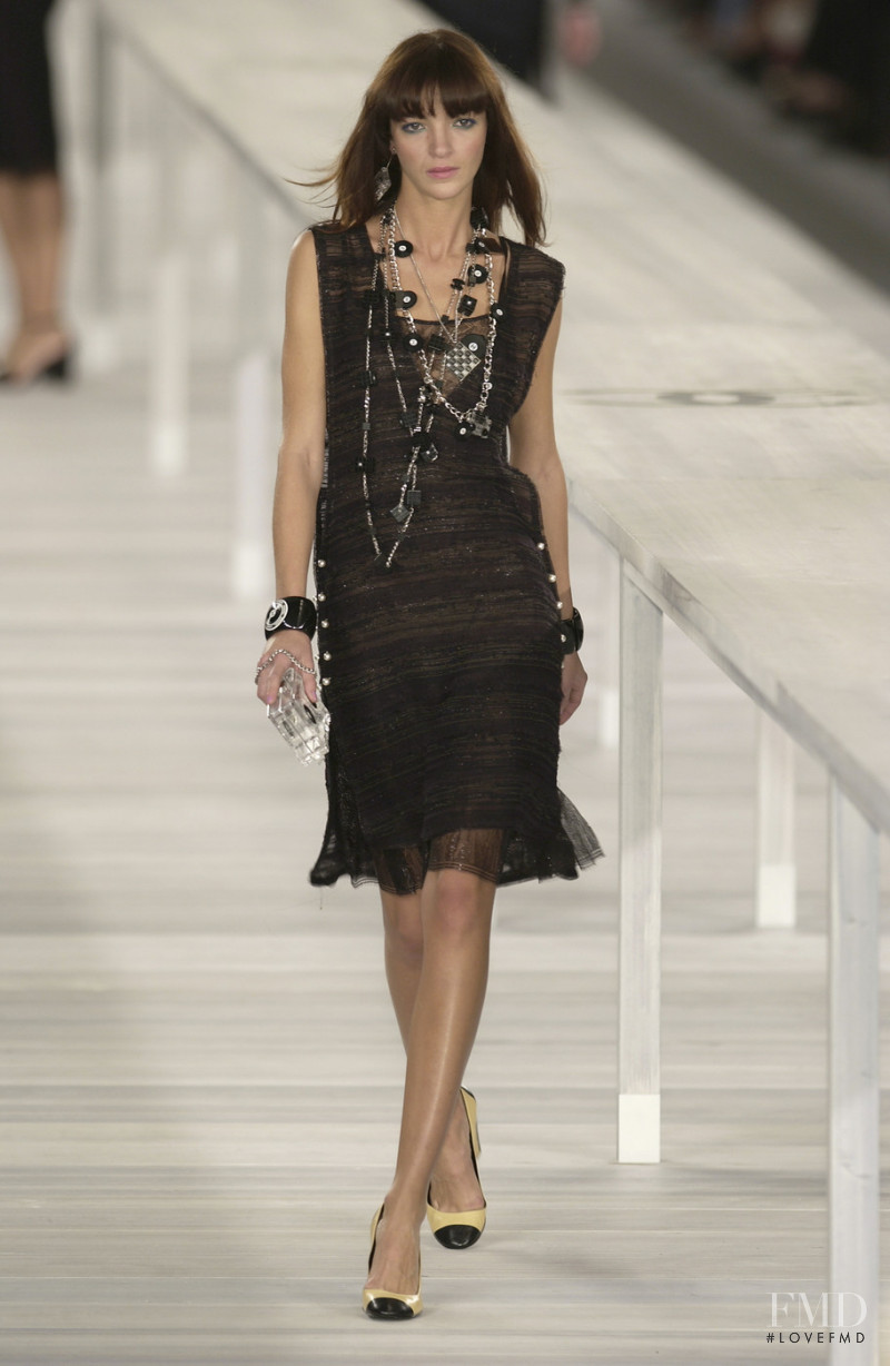 Mariacarla Boscono featured in  the Chanel fashion show for Spring/Summer 2004