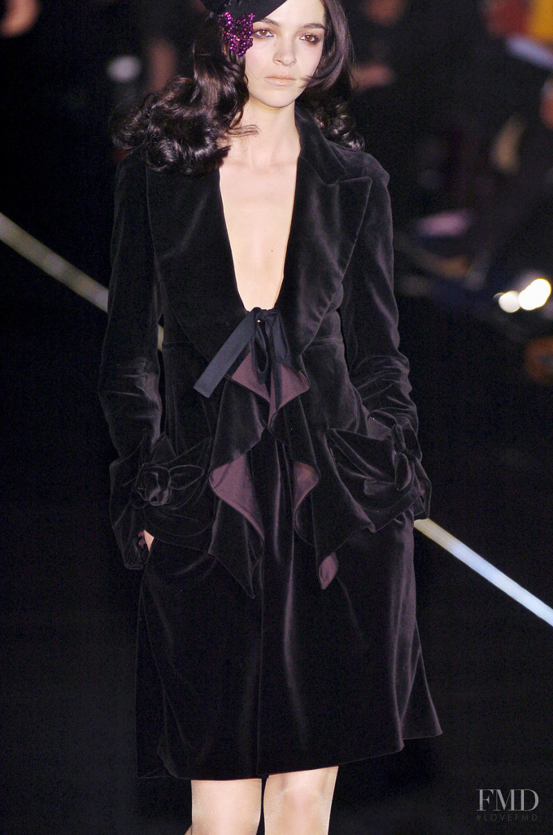 Mariacarla Boscono featured in  the Sonia Rykiel fashion show for Autumn/Winter 2005