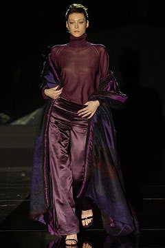 Gianfranco Ferré fashion show for Autumn/Winter 2002