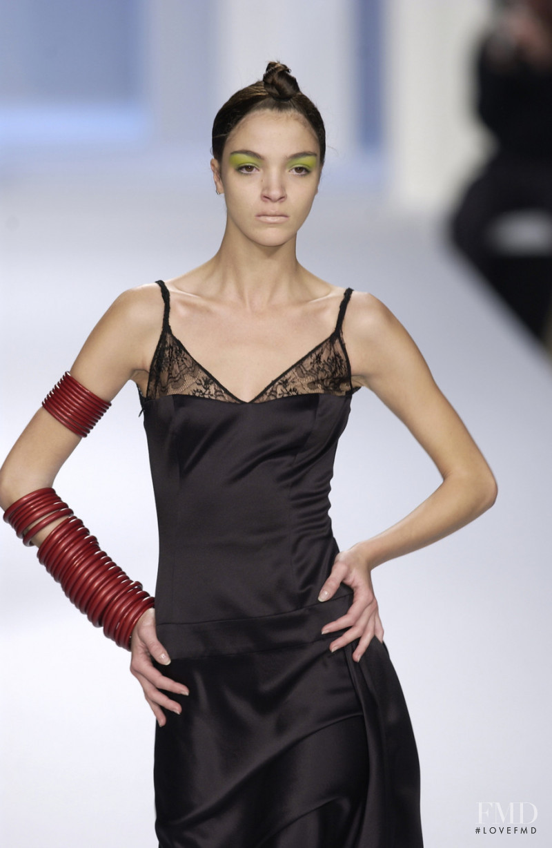 Mariacarla Boscono featured in  the Gai Mattiolo fashion show for Autumn/Winter 2002