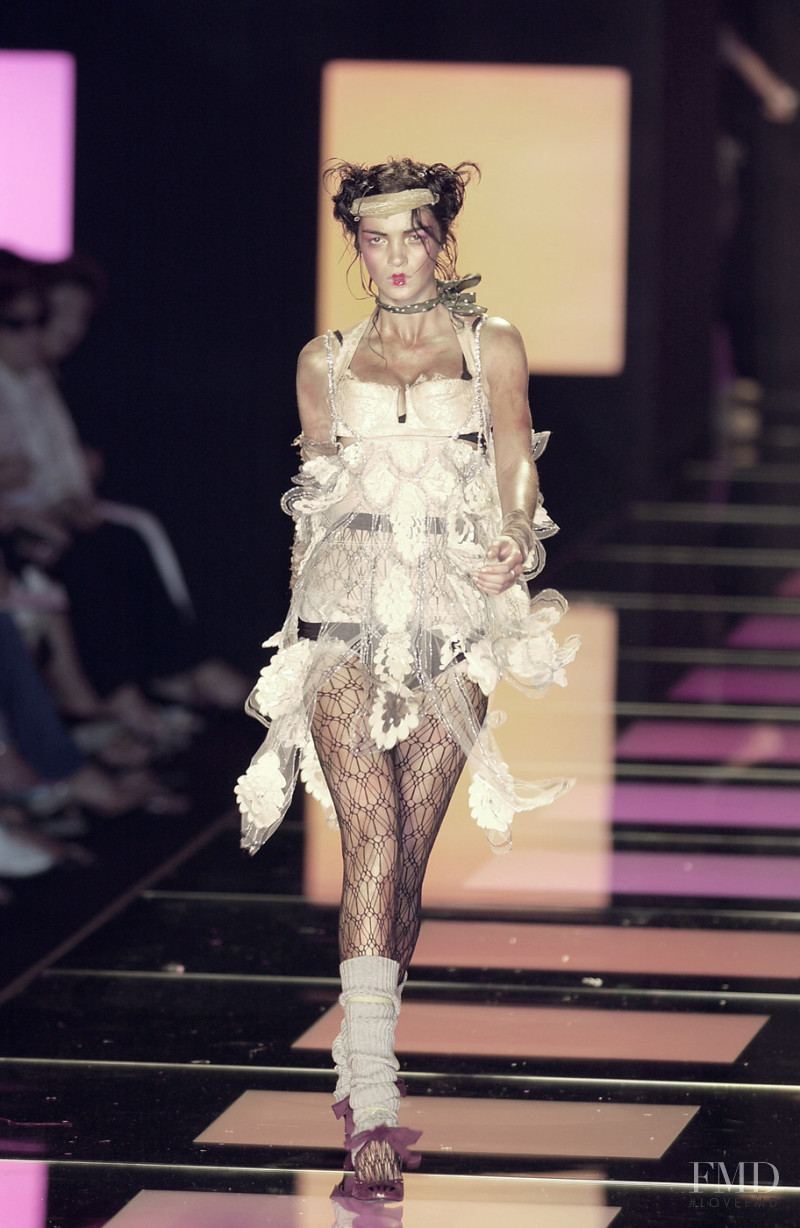 Mariacarla Boscono featured in  the Christian Dior Haute Couture fashion show for Autumn/Winter 2003