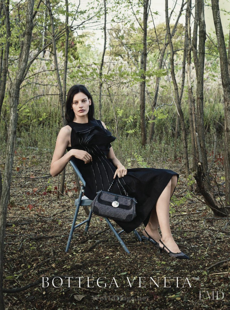 Amanda Murphy featured in  the Bottega Veneta advertisement for Spring/Summer 2014