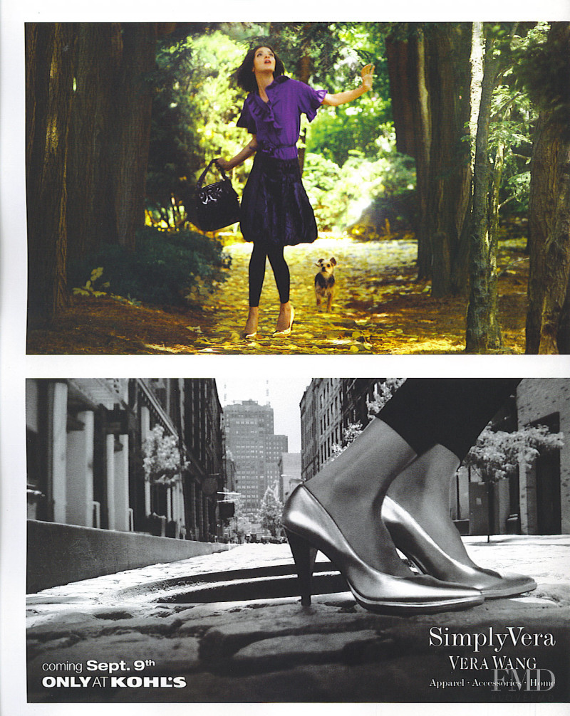 Mariacarla Boscono featured in  the Simply Vera by Vera Wang advertisement for Autumn/Winter 2007