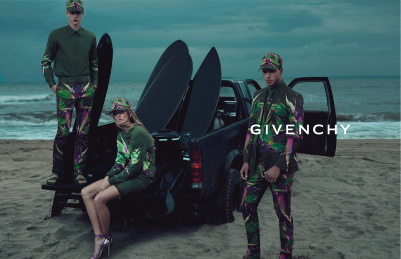 Gisele Bundchen featured in  the Givenchy advertisement for Spring/Summer 2012